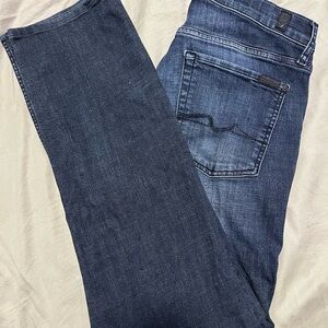 7 For All Mankind Indigo Denim Jeans